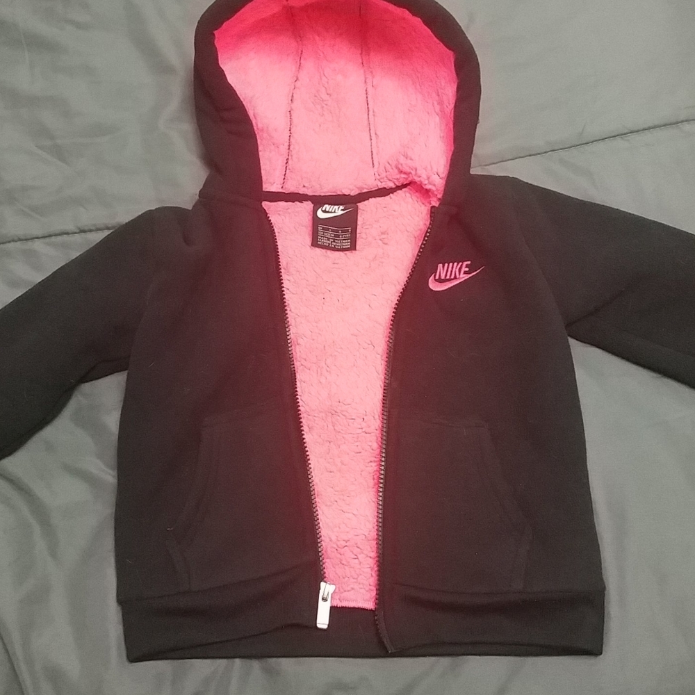 Like new girls bike zip up hoodie